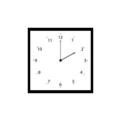 Sharp, professional vector artwork of a timepiece set exactly at two oclock, emphasizing progress and an important milestone for any commercial use.