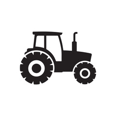 tractor isolated on white. vector eps 10
