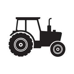 tractor isolated on white. vector eps 10