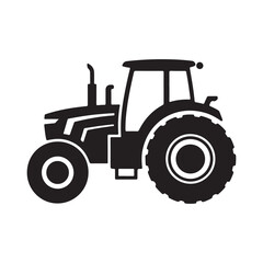 tractor isolated on white. vector eps 10