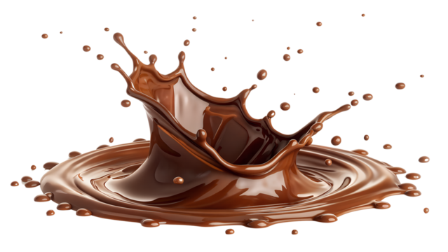 milk chocolate splash