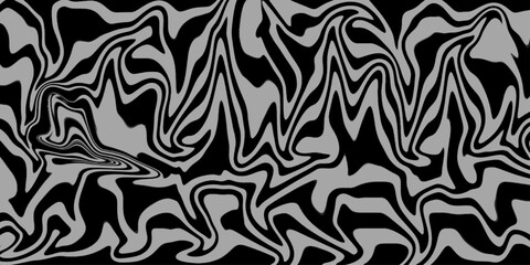Marble texture, abstract border frame, futuristic design background. aesthetic zebra skin. Optical illusion line pattern. Liquid black and white line abstract background. Monochrome line wave .