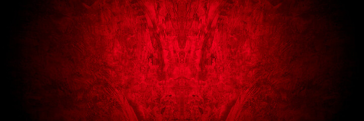 Old wall texture cement black red  background abstract dark color design are light with white gradient background.