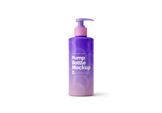 Pump Bottle Mockup
