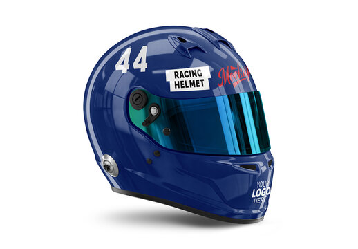 Racing Helmet Mockup