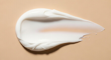 Luxurious creamy moisturizer texture promises radiant skin hydration and a healthy glow, perfect for skincare advertisements and beauty blogs