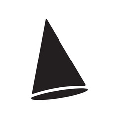 Witch Hat Silhouette Icon &ndash; Halloween, Costume, Magic Hat Vector