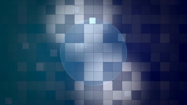 modern technological design featuring luminous bubbles and smooth grid pattern