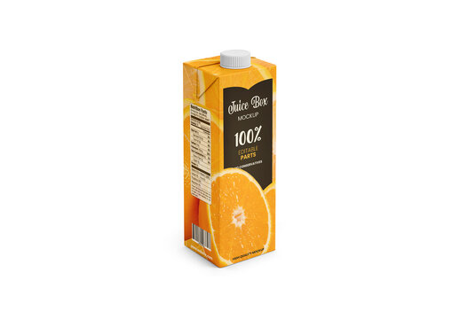 Juice Box Mockup