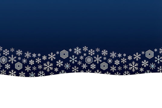 Christmas abstract background with snow and stars