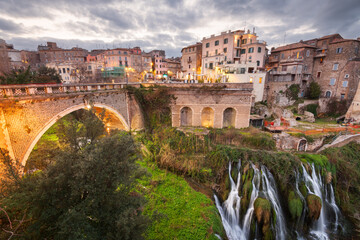 Tivoli, Italy Traditional Town
