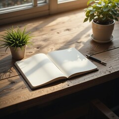 Calm Morning Workspace