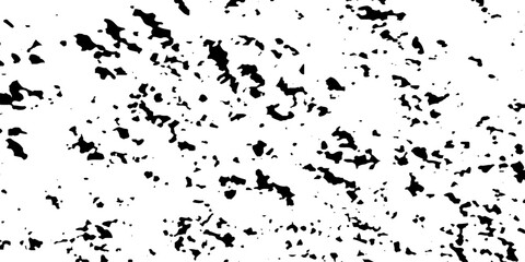 Distress urban overlay spotted concrete grain surface grainy noise rust wall grunge black splatter and white background. damaged chalk crack rough ink wall texture.	