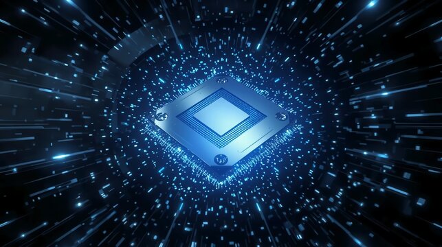 Cutting-edge chip design propelling tech innovation with streaming data, a vision of future processing power for AI, machine learning, and high performance computing