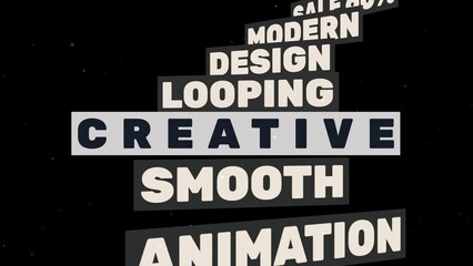 Modern Looping Text Vol 3