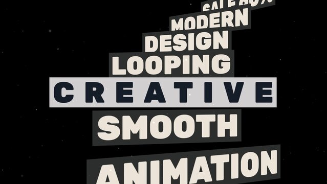Modern Looping Text Vol 3