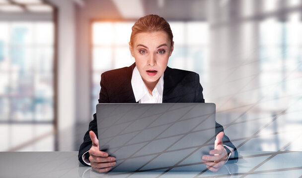 Businesswoman taking notes on clipboard, realistic style, standing in front of white background with window shadows, concept of productivity - Powered by Adobe