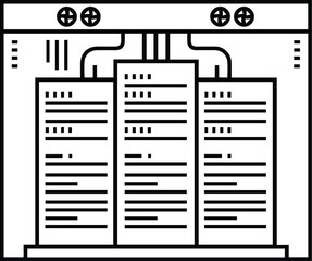 Vector file concept for digital design scalable graphics asset