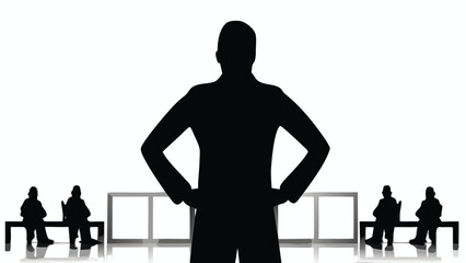 Highly detailed flat vector illustration of a sine wave showcasing intricate design elements and a vibrant color palette suitable for scientific or educational presentations