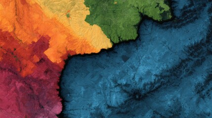 Naklejka premium Comprehensive SAF biomass origin map showing agricultural residues forest biomass and energy crop clusters.