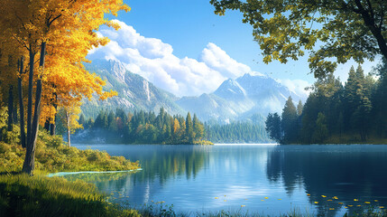 The forest around you is alive with the sounds of nature, while the lake offers a sense of calm. How would you spend the day, feeling at one with the environment?