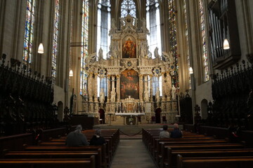 Fototapeta premium Altar im Erfuter Dom