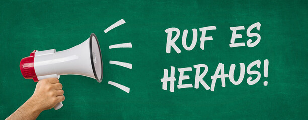 Megafon - Ruf es heraus