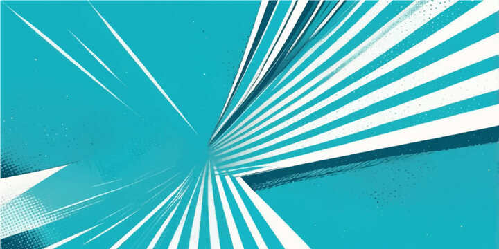 Abstract blue starburst illustration with vector light rays pattern design