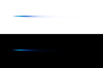 Abstract blue and red light streaks on a dark background