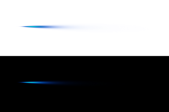 Abstract blue and red light streaks on a dark background