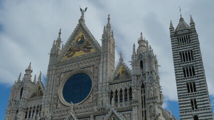 Obraz premium Il Duomo di Siena in Toscana, Italia.