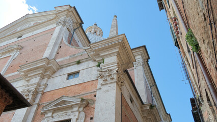 Obraz premium La chiesa di Santa Maria in Provenzano a Siena, Toscana, Italia.