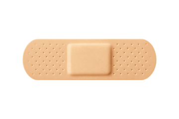 Adhesive Bandage Isolated on Transparent Background