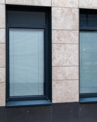 modern office building with two windows