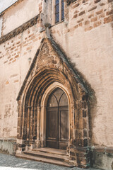 Fototapeta premium Gothic stone portal in Bautzen