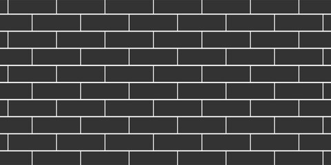 black brick wall texture, seamless cladding pattern for interior decoration, kitchen backsplash, plastic panel, building outdoor design.