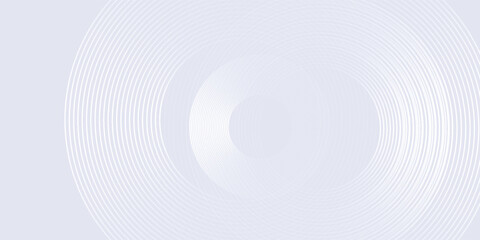 Fototapeta premium Simple lines grey background with dynamic circle lines abstract simple design nice
