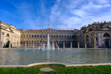 Obraz premium The historic Royal Palace of Monza, Brianza, Italy