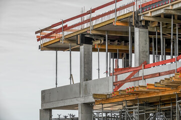 Rohbau auf der Baustelle