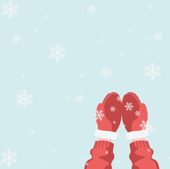 겨울 크리스마스 눈꽃