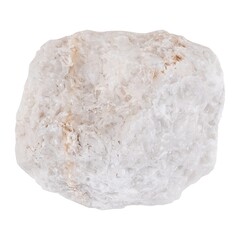 White stone isolate on a white background