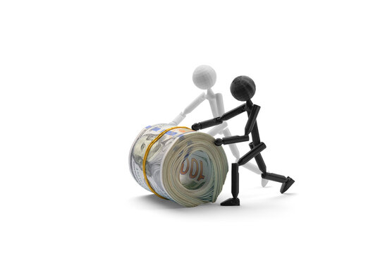 Teamwork and joint effort for profit growth and financial success