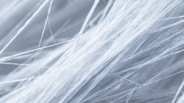 macro minimalistic shot of oil filter fibers with bright white lighting, showing texture and structure, clean scientific perspective