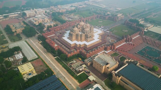Akshardham means the divine abode of God. It is hailed as an eternal place of devotion, purity and peace.