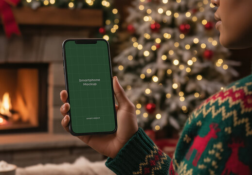 Christmas Smartphone Mockup