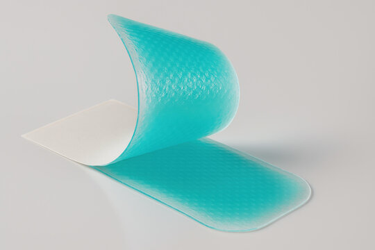 Cooling gel patch for fever and pain relief