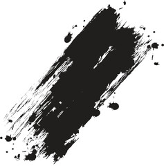 ink brush strokes.  Black hand drawn stripes, rough grunge paint texture. ink brush stroke vector design element for grunge texture background and artistic illustration.