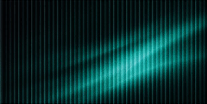 Abstract design featuring parallel blue and green shapes creating gradient lines on a black background. Modern digital design asset.