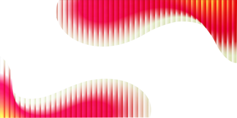 Glass ripple texture with dark gradient background and vivid orange, blue, and lilac light streaks. Futuristic distortion, moody abstract glow, reeded vertical blur. Vector illustration