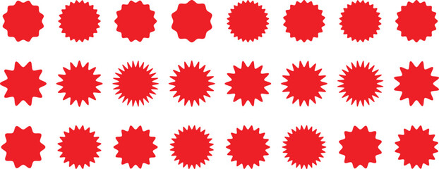 Zigzag edge sticker set for discount labels, badges, and sale tags. Set of zigzag edge frames rectangle shape frame. Postage stamps set. Post stamp frames and borders. Scalloped scallop edge shape